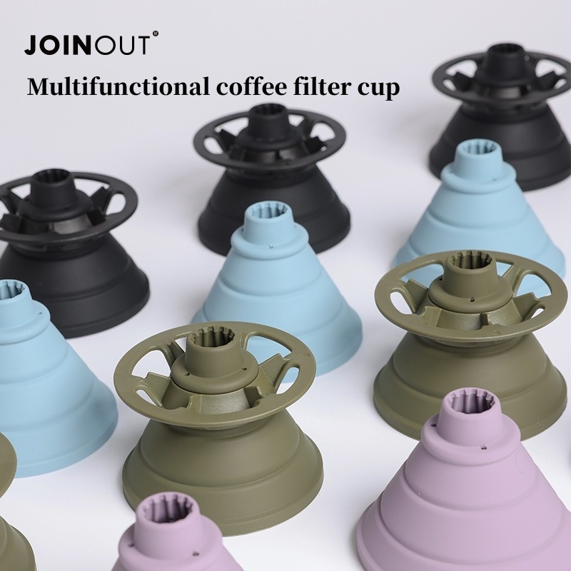Dosing Funnel Ring - Filtro de café dobrável portátil silicone