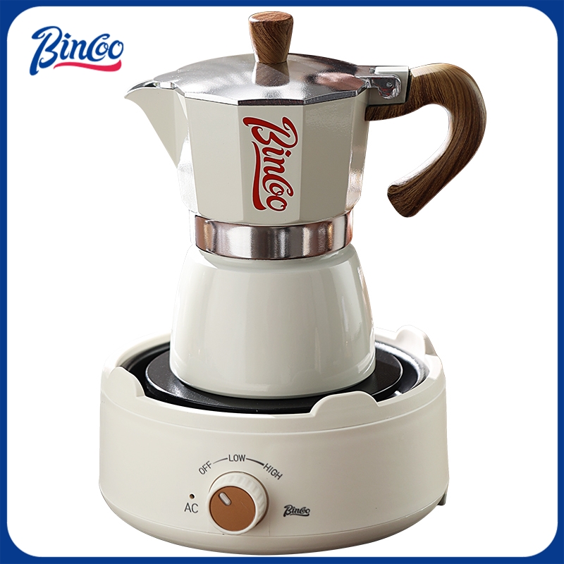 Coffee Equipment Set - Bincoo Moka Pot e Fogão Elétrico