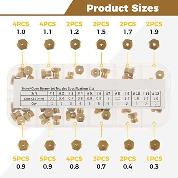 36Pc LP Jet Bico Substituição  - Steam Wand Tip avaliação e preço