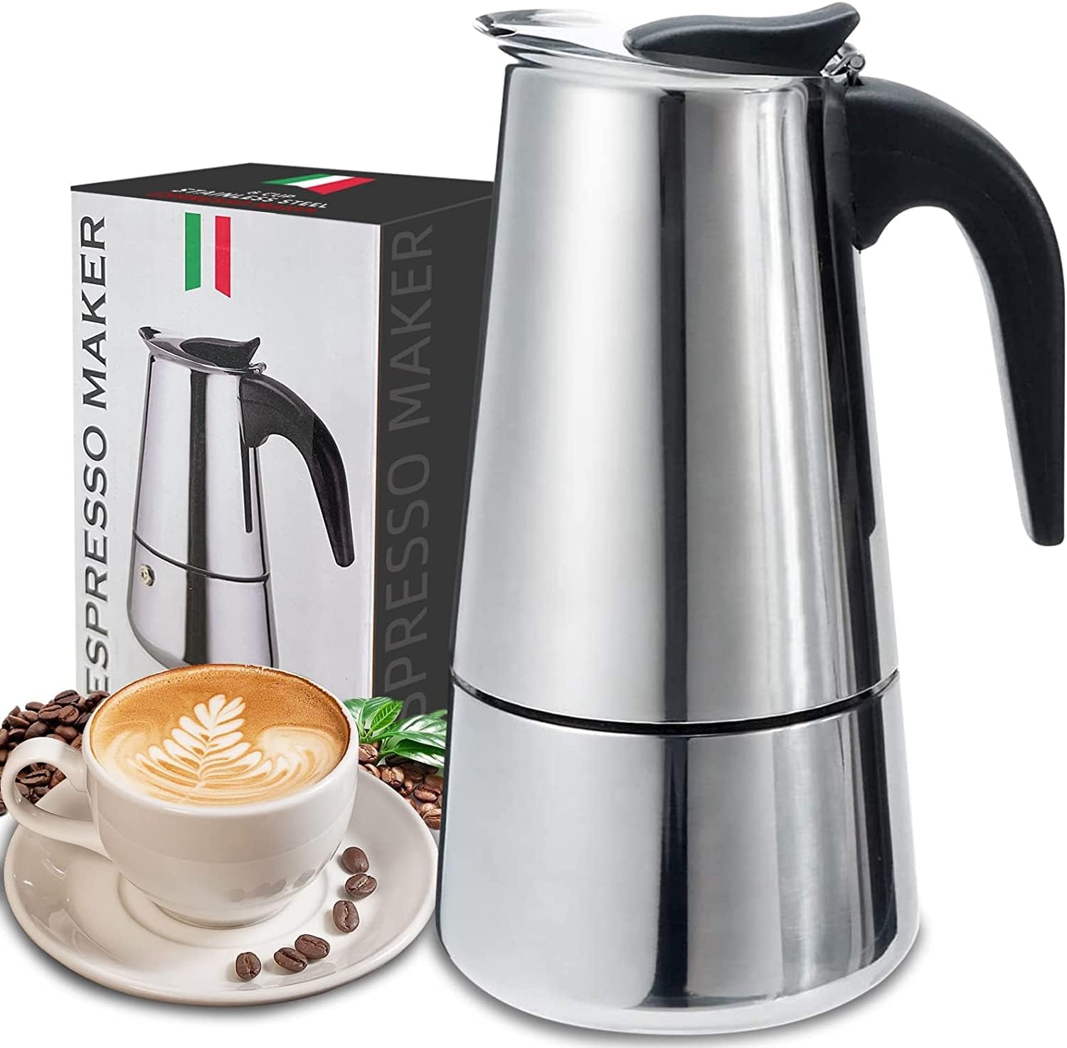 4/6/9 Xícaras Moka Pot Caffe M - Coffee Equipment Set avaliação e preço