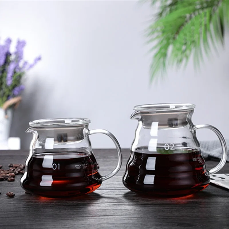 Jarra de café com tampas, chal - Coffee Equipment Set avaliação e preço